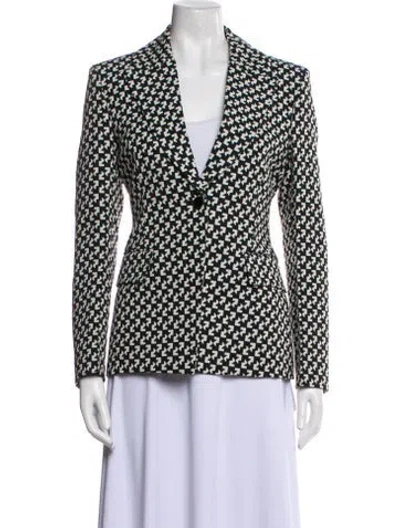 Pre-owned Off-white 2021 Virgin Wool Blazer In Black