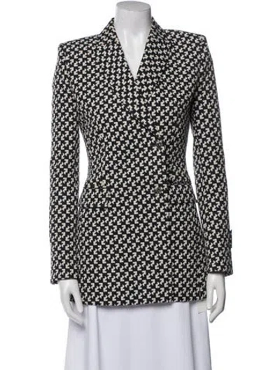 Pre-owned Off-white 2021 Virgin Wool Blazer In Black