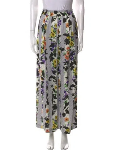 Pre-owned Off-white 2021 Wide Leg Pants In Gray