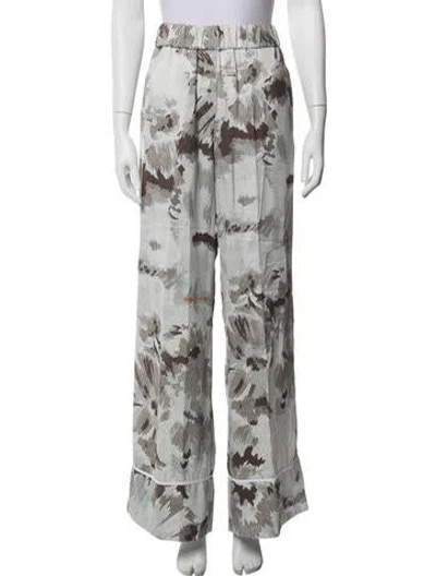 Pre-owned Off-white 2021 Wide Leg Pants In Neutrals