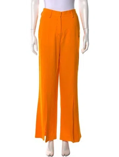 Pre-owned Off-white 2021 Wide Leg Pants In Yellow