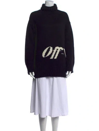 Pre-owned Off-white 2021 Wool Sweater In Black