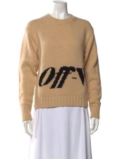 Pre-owned Off-white 2021 Wool Sweater In Neutral