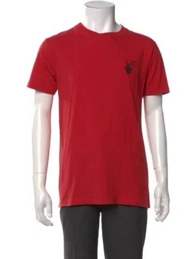 Pre-owned Off-white 2021 X 'spray Arrows' T-shirt In Red