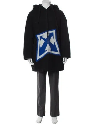 Pre-owned Off-white 2022 Arrows Parka In Black