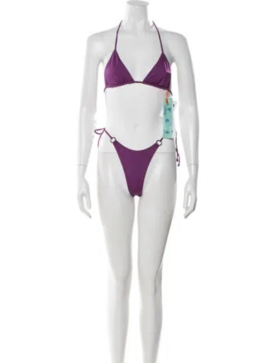 Pre-owned Off-white 2022 Bikini In Purple