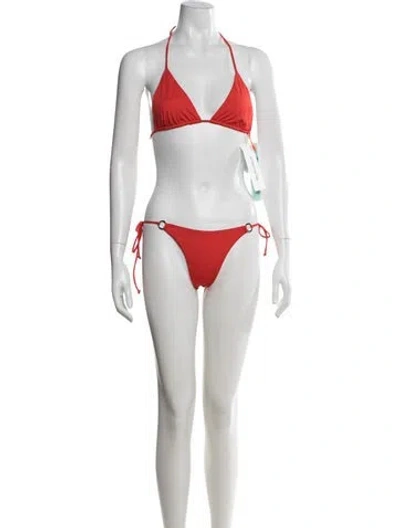 Pre-owned Off-white 2022 Bikini W/ Tags In Red