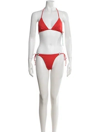 Pre-owned Off-white 2022 Bikini W/ Tags In Red