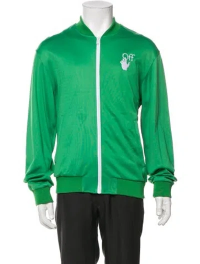Pre-owned Off-white 2022 Bomber Jacket In Green