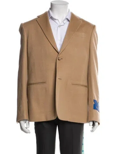 Pre-owned Off-white 2022 Cashmere Blazer W/ Tags In Brown