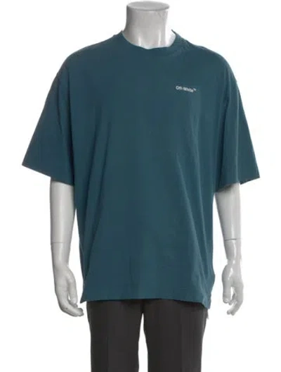 Pre-owned Off-white 2022 Chain Arrow T-shirt In Blue