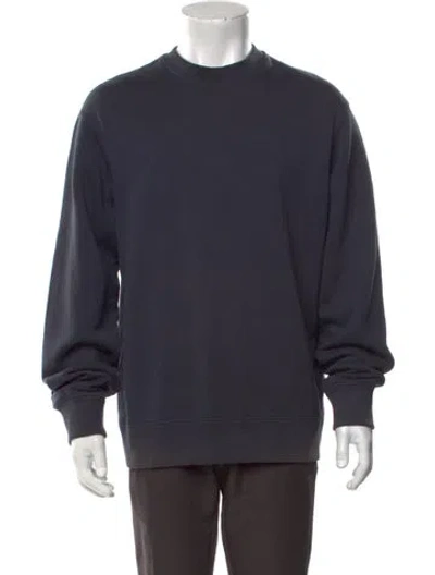 Pre-owned Off-white 2022 Crew Neck Sweatshirt In Blue