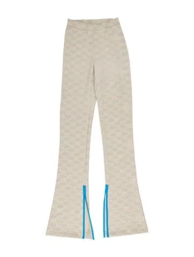 Pre-owned Off-white 2022 Flared Pants In Neutral