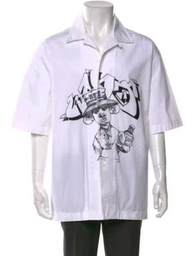 Pre-owned Off-white 2022 Graffiti Shirt In White
