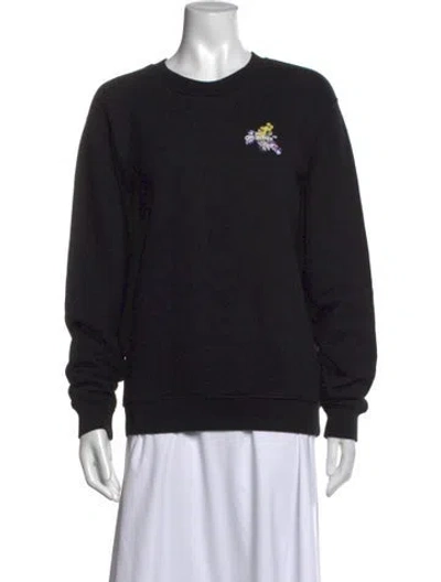 Pre-owned Off-white 2022 Graphic Print Sweatshirt In Black