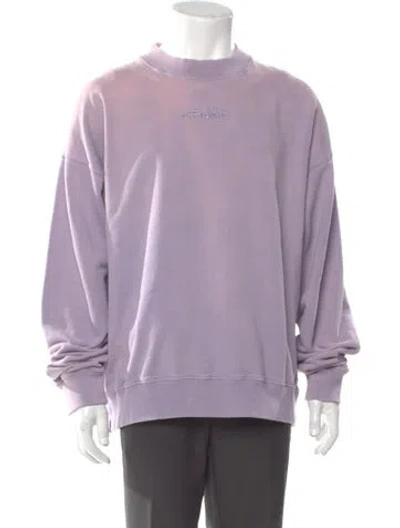 Pre-owned Off-white 2022 Graphic Print Sweatshirt In Purple