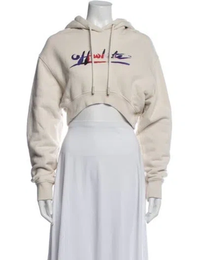 Pre-owned Off-white 2022 Graphic Print Top In Neutrals