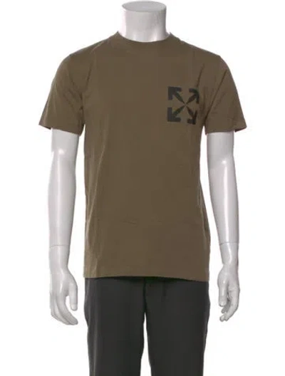 Pre-owned Off-white 2022 Graphic Print T-shirt In Green