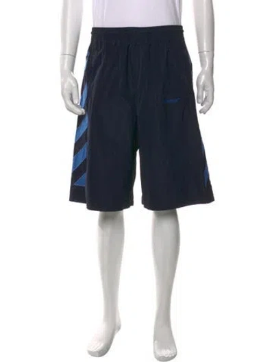 Pre-owned Off-white 2022 Jogger Shorts In Blue