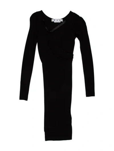 Pre-owned Off-white 2022 Knee-length Dress In Black