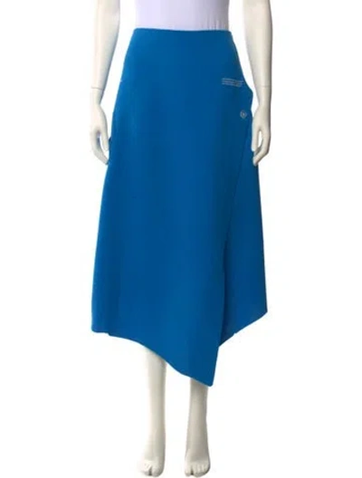 Pre-owned Off-white 2022 Knee-length Skirt In Blue