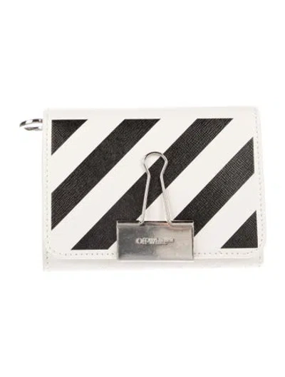 Pre-owned Off-white 2022 Leather Wallet In White