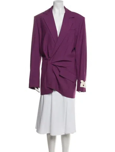 Pre-owned Off-white 2022 Midi Length Dress W/ Tags In Purple