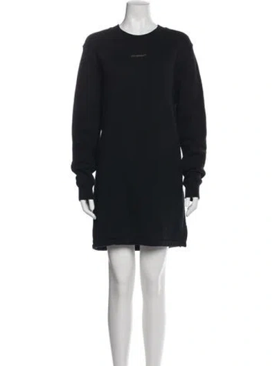 Pre-owned Off-white 2022 Mini Dress In Black