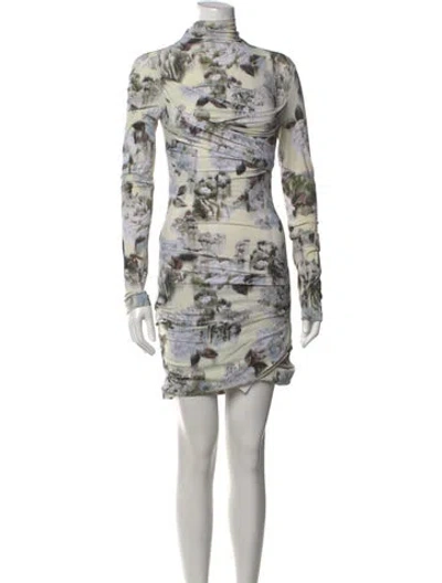 Pre-owned Off-white 2022 Mini Dress In Green