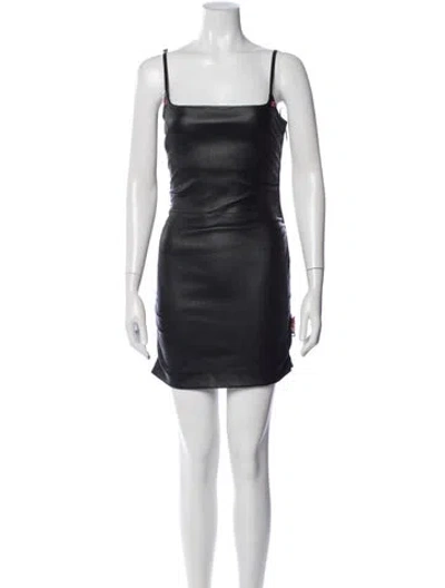 Pre-owned Off-white 2022 Mini Dress W/ Tags In Black