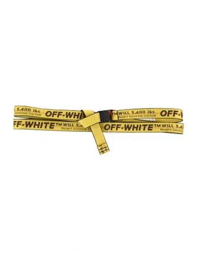 Pre-owned Off-white 2022 Mini Industrial Belt Waist Belt In Multi