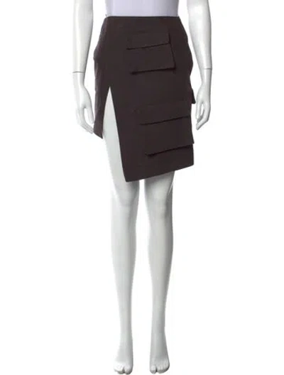 Pre-owned Off-white 2022 Mini Skirt In Brown