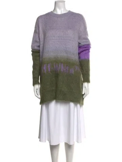Pre-owned Off-white 2022 Mohair Sweater In Green