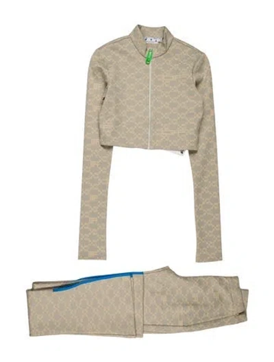 Pre-owned Off-white 2022 Printed Pant Set In Neutral