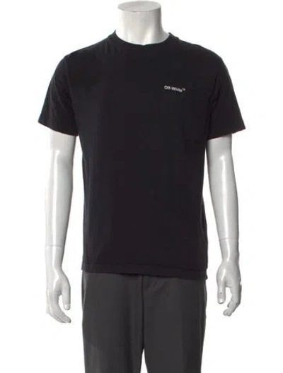 Pre-owned Off-white 2022 Signature Logo T-shirt In Black