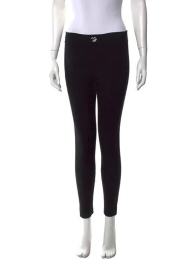Pre-owned Off-white 2022 Skinny Leg Pants In Black