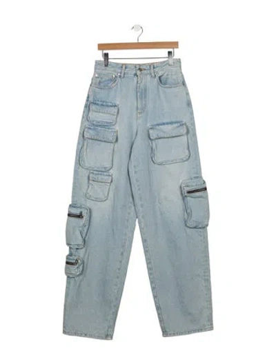 Pre-owned Off-white 2022 Straight Leg Jeans In Blue