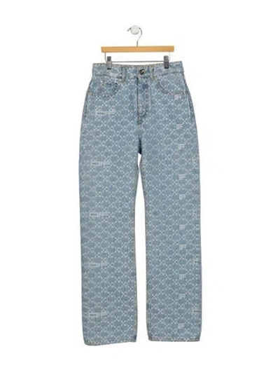 Pre-owned Off-white 2022 Straight Leg Jeans In Blue