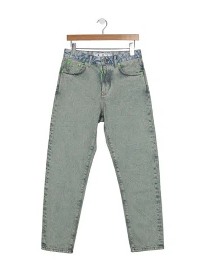 Pre-owned Off-white 2022 Straight Leg Jeans W/ Tags In Blue