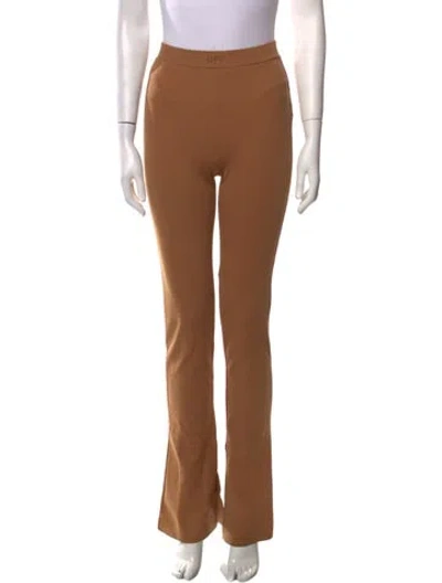 Pre-owned Off-white 2022 Straight Leg Pants In Brown