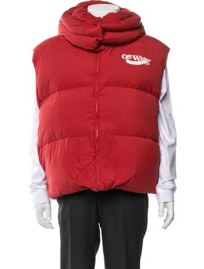 Pre-owned Off-white 2022 Vest In Red