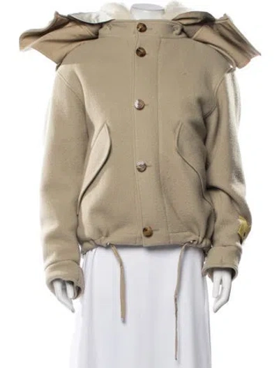 Pre-owned Off-white 2022 Virgin Wool Jacket In Neutrals