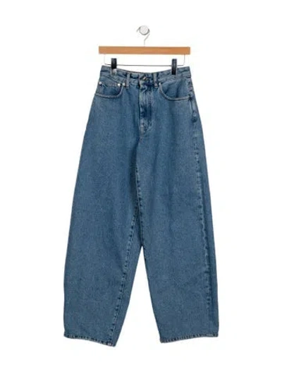 Pre-owned Off-white 2022 Wide Leg Jeans In Blue