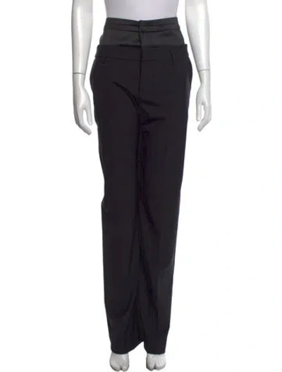 Pre-owned Off-white 2022 Wide Leg Pants In Black