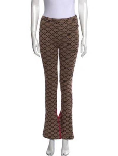 Pre-owned Off-white 2022 Wide Leg Pants In Brown