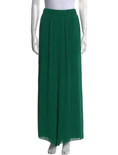 Pre-owned Off-white 2022 Wide Leg Pants In Green