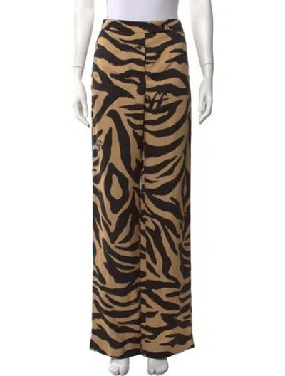 Pre-owned Off-white 2022 Wide Leg Pants In Multicolor