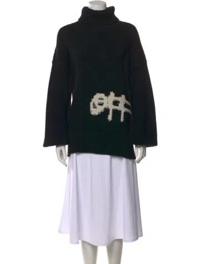 Pre-owned Off-white 2022 Wool Sweater In Black