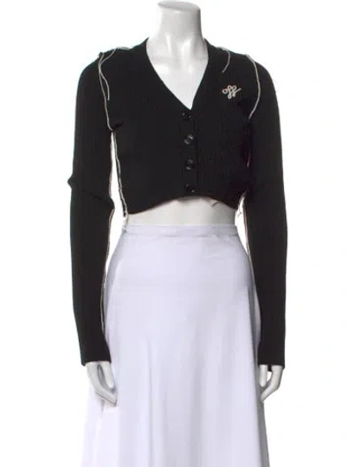 Pre-owned Off-white 2022 Wool Sweater W/ Tags In Black