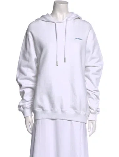Pre-owned Off-white 2022 X 'blurred Arrow' Sweatshirt In White